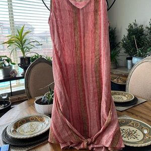 Linen like material worn once